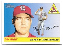 BO HART 2004 TOPPS HERITAGE 432 ST. LOUIS CARDINALS SHORT PRINT SP
