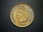 1907 Indian Head Cent High Grade Toned! BU UNC Condition Very Rare!