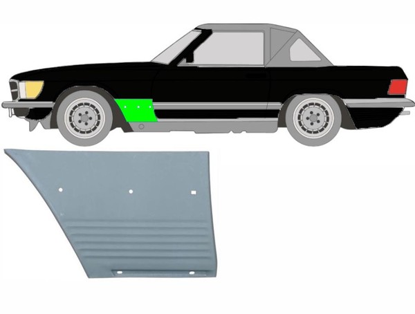 KotflüGel FüR Mercedes SL R107 1971 – 1989 Vorne Links-image