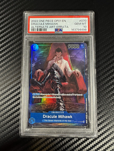 Dracule Mihawk (Parallel) graded PSA 10 for sale on eBay