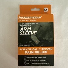 Incrediwear Arm Sleeve Unisex Helps Muscle Pain Relief Recovery SM/MED NEW 