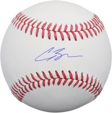 Carson Benge New York Mets Autographed Baseball Fanatics Authentic Certified