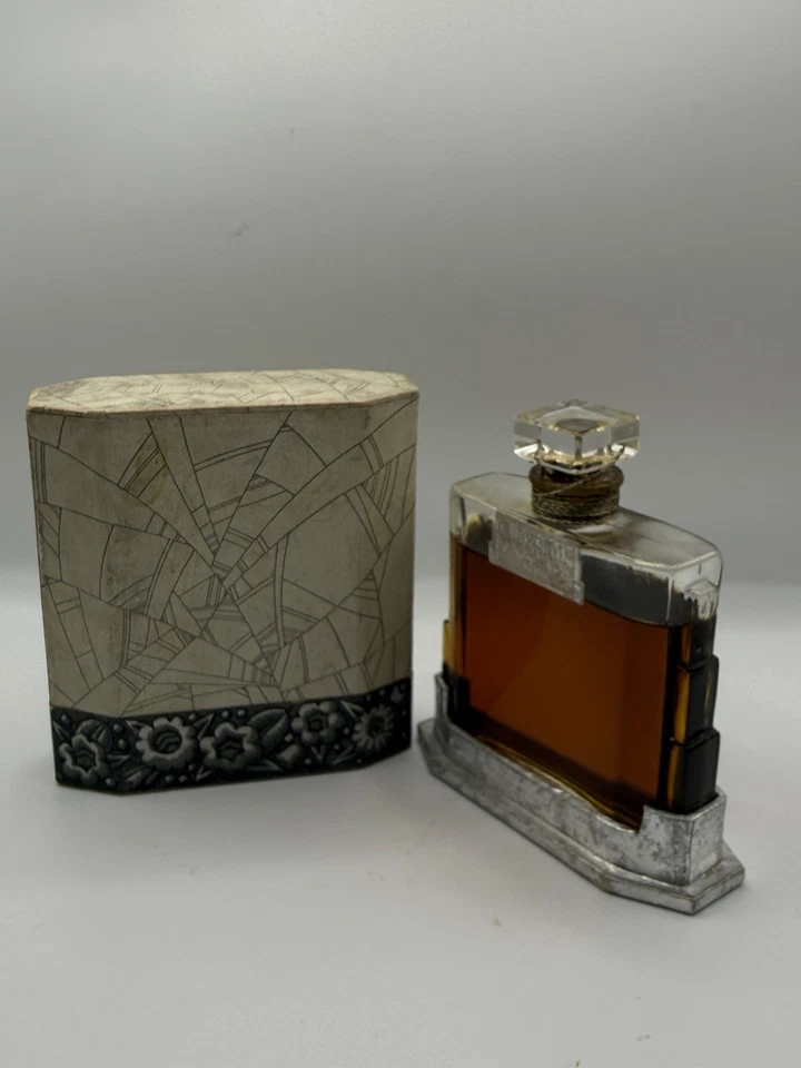 Flacon de parfum ancien “ Odorantis“ Jean Giraud En Coffret 1930 - Photo 2/4