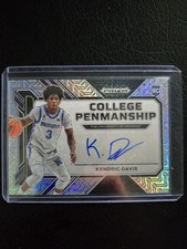 2023 Panini Prizm Draft College Penmanship Kendric Davis Mojo Auto #5/25