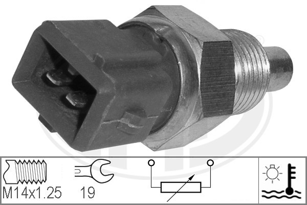 ERA 330588 Sensor, KüHlmitteltemperatur Unten FüR CitroËN AX (ZA-_)-image