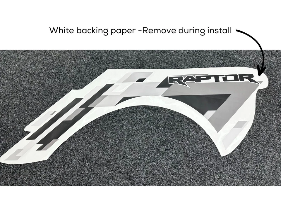 Ford Ranger Raptor Full Decal Aufkleber Kit geometrisch tarnfarben 3m passt (2019-Gegenwart) - Bild 4 von 4