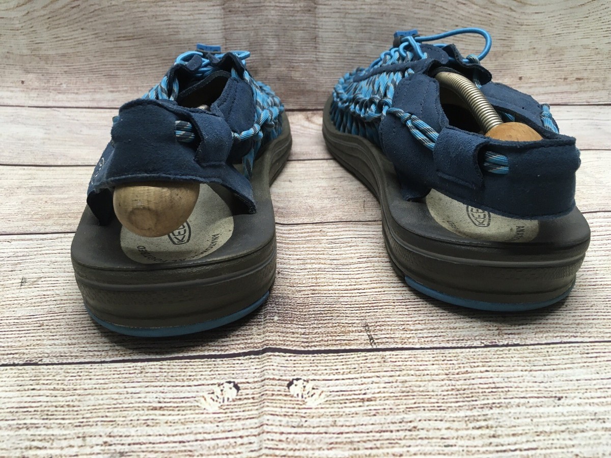 Keen Mens Blue Rope Knit Sandals Sz. 14 | eBay display picture 3