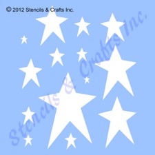 PRIMITIVE STARS STENCIL MANY SIZES SKY GALAXY CELESTIAL CRAFT PAINT TEMPLATE NEW