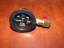 Cessna PSI Oxygen Cylinder Pressure Gauge C166010-0114