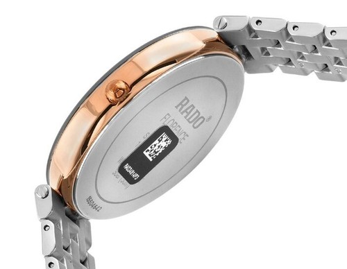 Rado Florence Classic Diamonds Stainless Steel Brown Dial Unisex Watch R48912763 - Picture 3 of 3