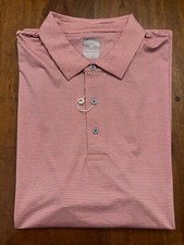 NWT MEN'S CALLAWAY POLO, SIZE: L, COLOR: CANDY PINK/PEACOAT M14