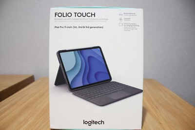 Logitech Folio Touch Keyboard Case with Trackpad and Smart Connector for...