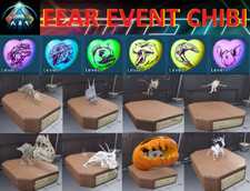 ARK PVE ASA Fear Chibi Skeletal Ghost Zombie Wyvern Mantis Giga Rex Jerboa Carno