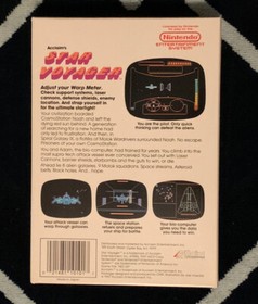 Star Voyager NES Nintendo CIB Complete In Box