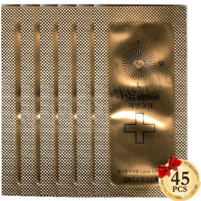 TASAWALA Cell Repair Cream 1g x 45pcs Caviar Extract Sensitive Skin Care KOREA