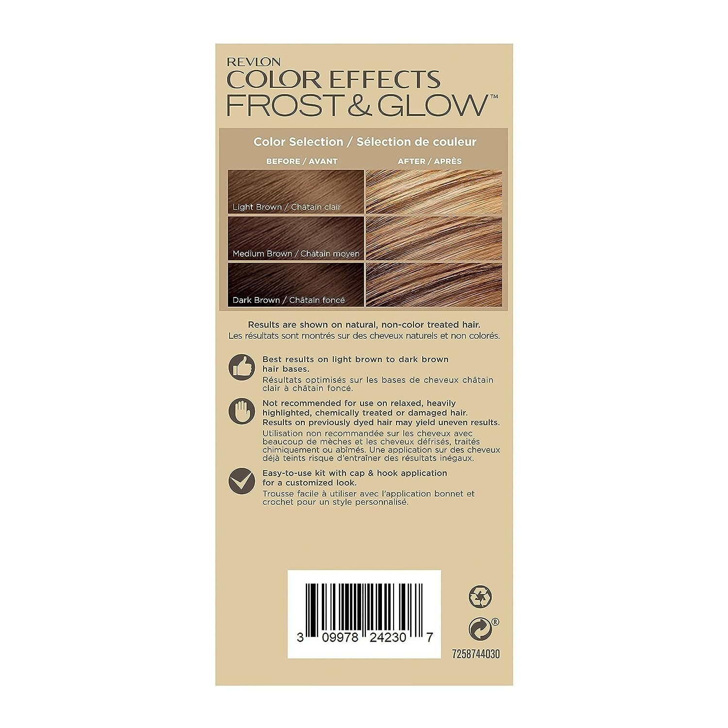 Revlon Colorsilk Color Effects Frost and Glow Hair Highlights, At-Home Hair Dye