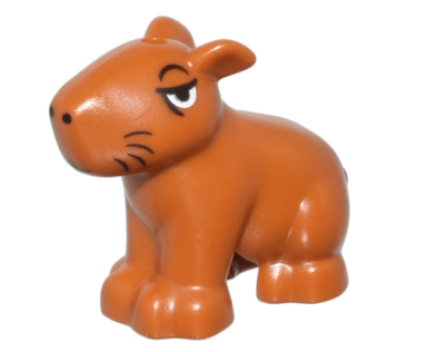 NEW LEGO Dark Orange Capybara Encanto Chispi Animal 5422pb01