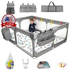 Corral Para Bebe Jugar Parque De Ni o Juguete 74 59 Pulgadas Grande Casa Y Exter