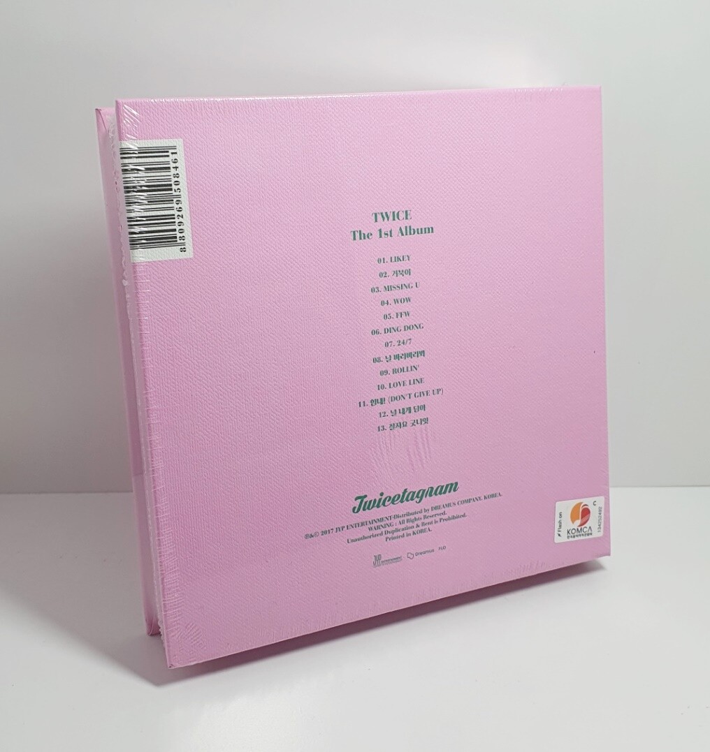 TWICE 1st Album Twicetagram A Ver. CD+108p Booklet+Cover Sticker+