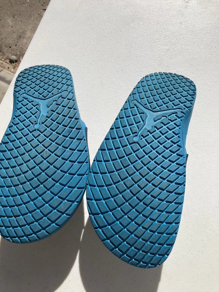 Nike Air Jordan Slides Women Hydro 2014 Blue Solarsoft Comfort Sandal 11