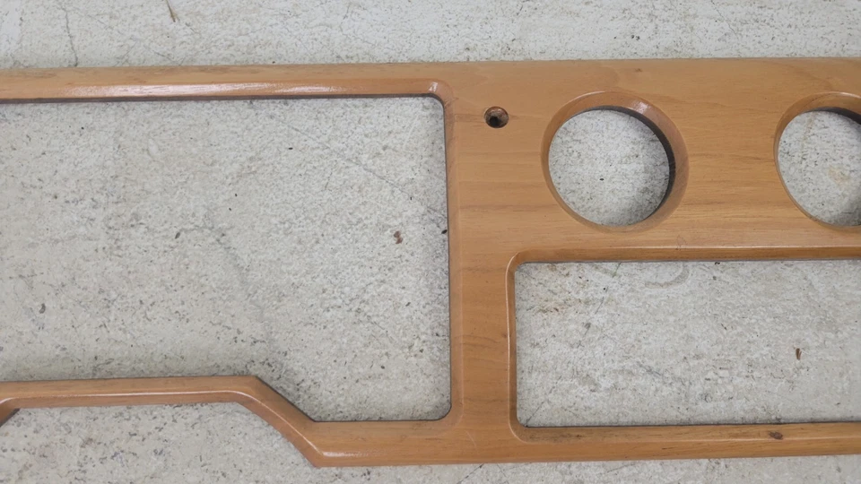 92-95 CHEVROLET G10 G20 FURGONETA GRANO MADERA CONDUCTOR IZQUIERDO VELOCÍMETRO TABLERO BISEL MOLDURA Foto 3 de 4