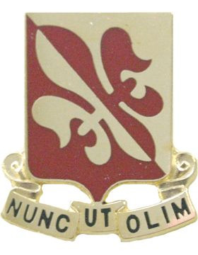 0080 Regiment Civilian Support Team Unit Crest (Nunc Ut Olim)