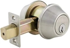 Master Lock DSC0732DKA4 Commercial Double Cylinder Deadbolt Brushed Chrome 2.75"