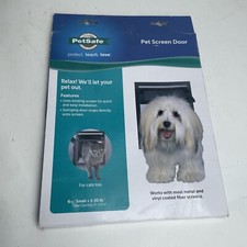 PetSafe Pet Screen Door- up to 30lb P1-ZB-11 Small Tear Resistant Brand New Seal