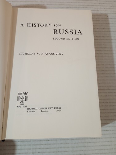 A HISTORY OF RUSSIA SECOND EDITION By NICHOLAS V. RIASANOVSKY Vintage 1970 - Picture 4 of 24