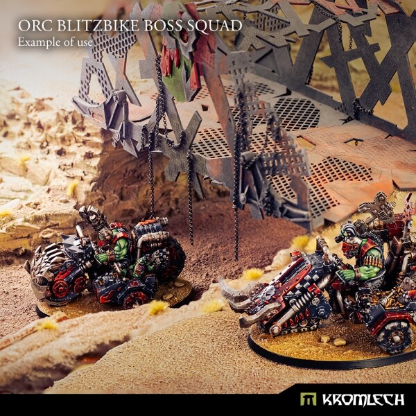 orkis ＢＢＢ Ork Warbiker Mob Squighog Bike Nob Biker Boyz Kromlech Orc