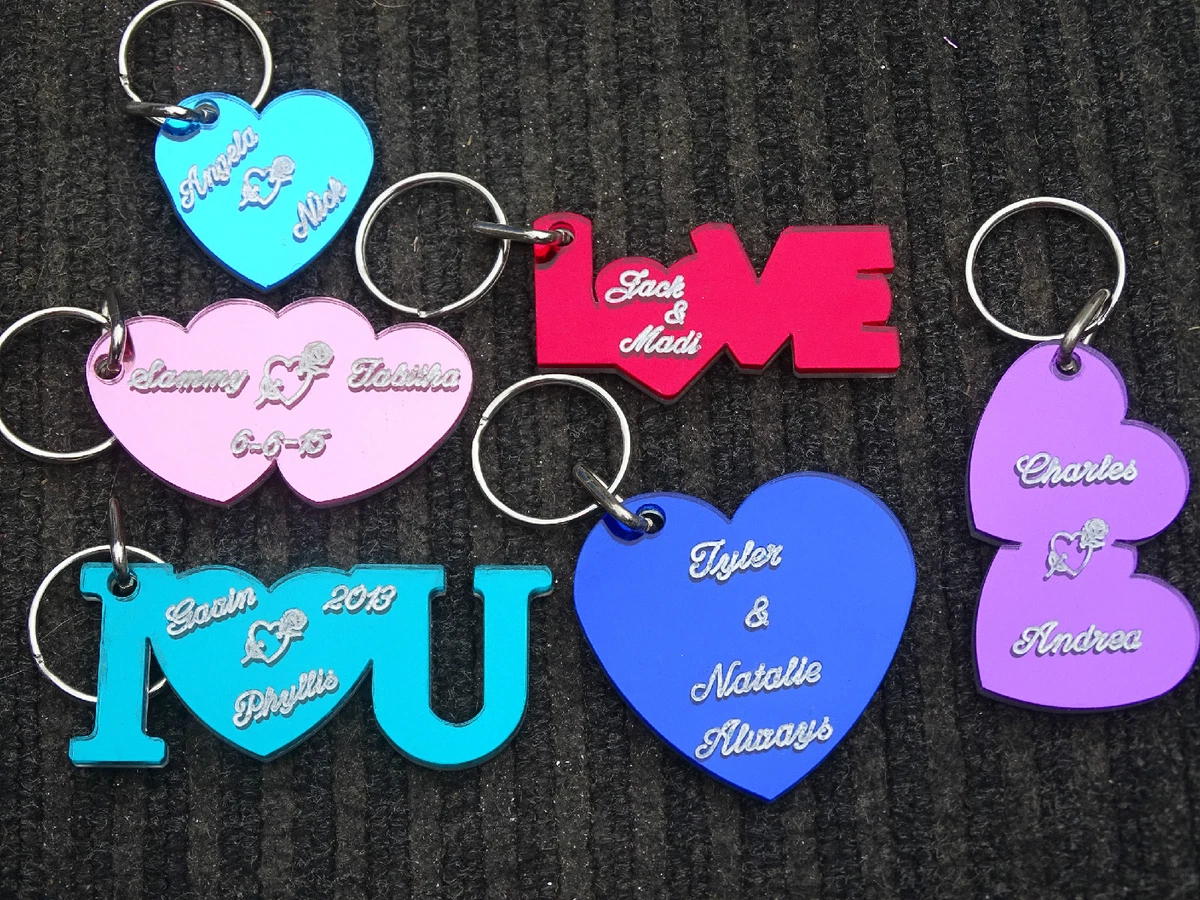 Personalized Photo Engraved Keychain