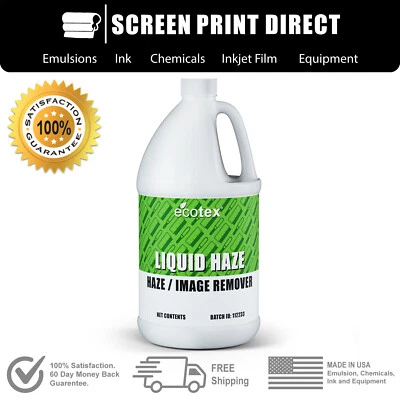 ECOTEX® SCREEN PRINT DIRECT™ Ecotex® Liquid Haze & Image Stain Remover For Screen Printing Mesh