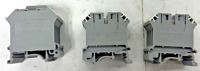 PHOENIX CONTACT TERMINAL BLOCK TYPE UK6N LOT OF 10 41AMP 6MM CROSS SECTION