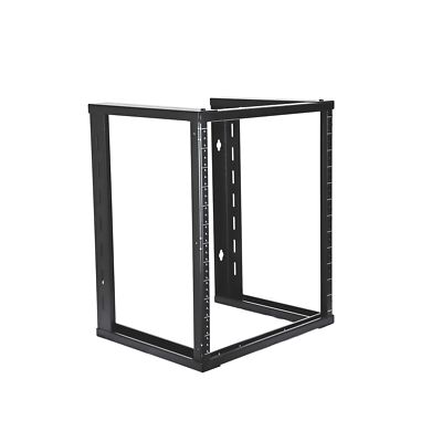 AEONS 12U Open Frame Wall Mount 19-Inch IT Network Server A/V Equipment Rack ...