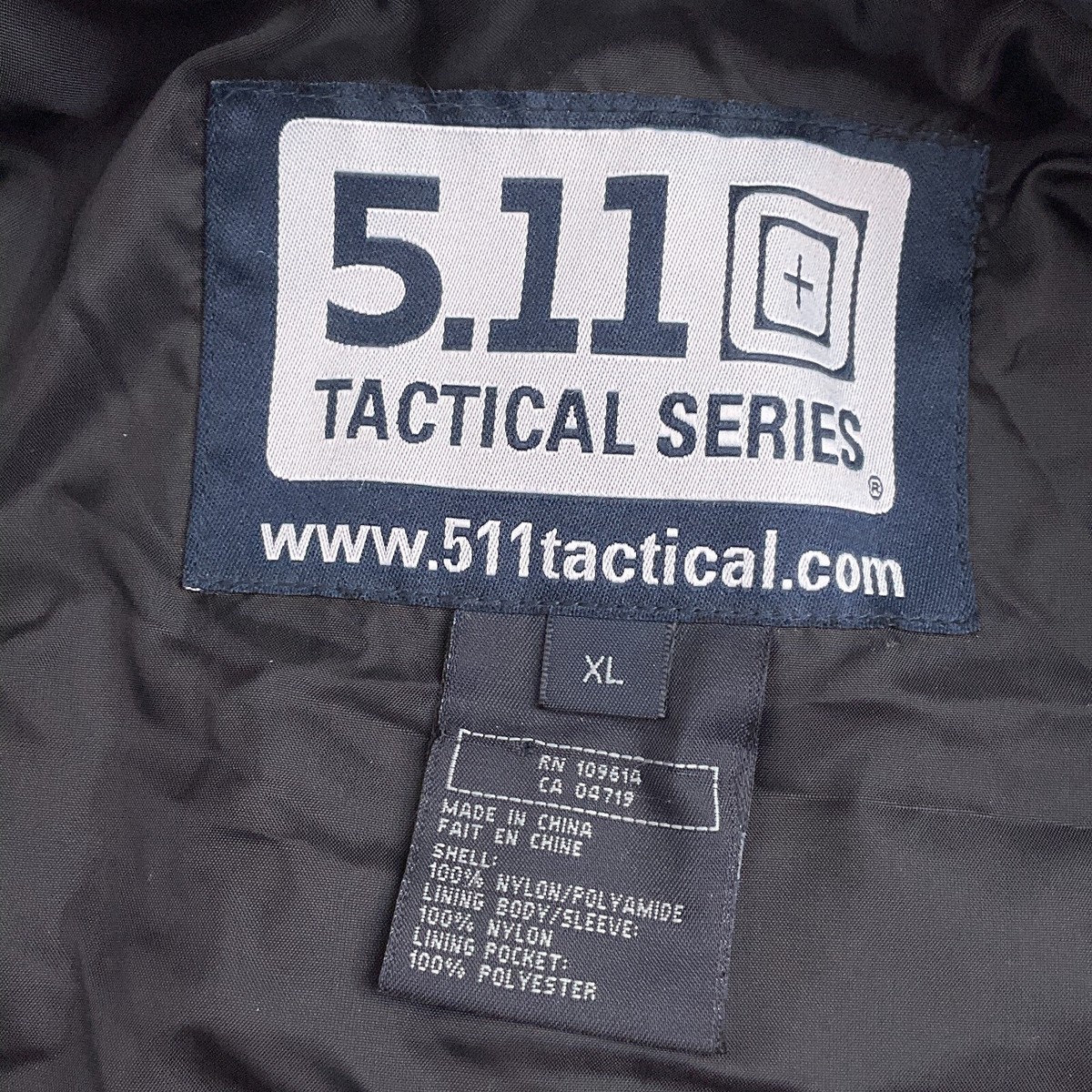 5.11+ Tactical Coat Mens XLarge Blue Full Zip Nylon 48001 Heavy