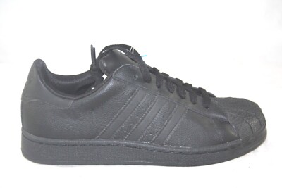 ADIDAS ORIGINALS SUPERSTAR J G15722 BLACK/BLACK/BLACK BIG KIDS SNEAKER 