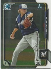 Tyler Wagner Milwaukee Brewers 2015 Bowman Chrome Prospects