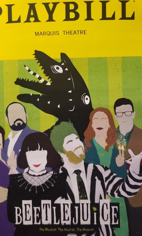 Beetlejuice 1/23 playbill