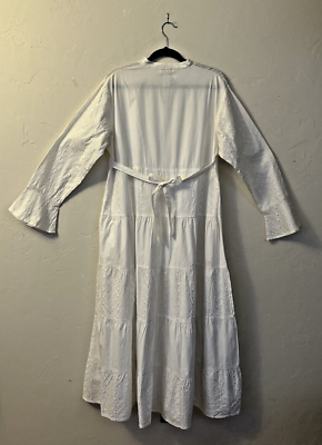 Dressed in White LDS Temple Dress White on White Embroidery Women's P Large | eBay Dressed in White LDS Temple Dress White on White Embroidery Women's P Large | eBay