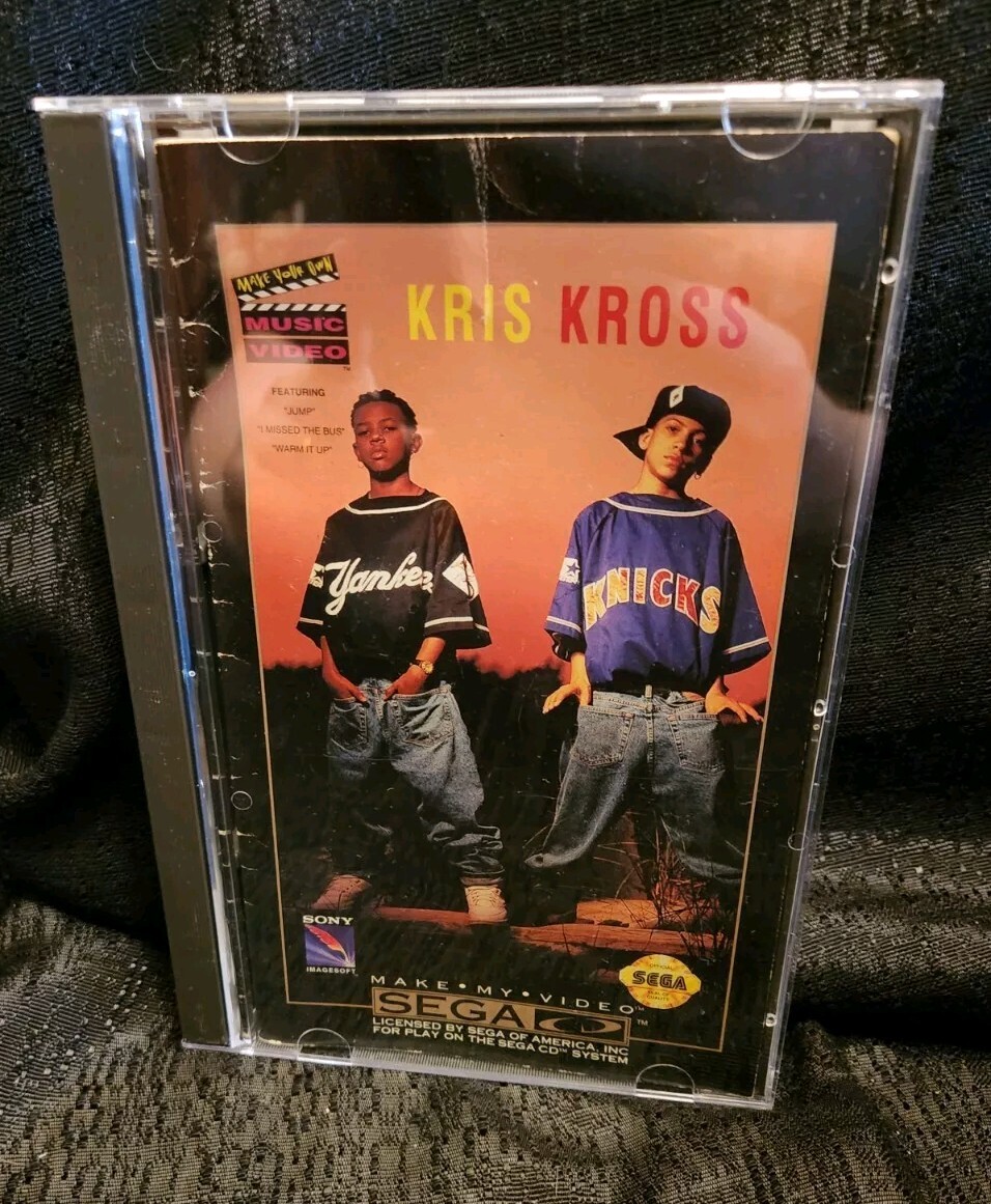 KIROページです♪♪ Kris Kross: Make My Video 1992 Sega CD *No Carboard Box *Disc