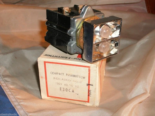 CUTLER HAMMER E30CA INDICATING LIGHT 120V 50/60HZ 