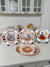 Dior plates/Dior dish/Christian Dior Set of porcelain plates CD dishes 4 pcs