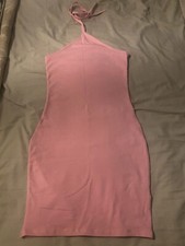 H&M Halterneck bodycon pink dress Size XS. Brand New Unworn But No Labels