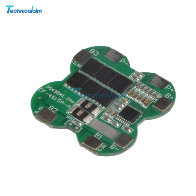 4S 16.8V 12A/15A 18650 Li-ion Lithium Battery Charging Protection Board BMS