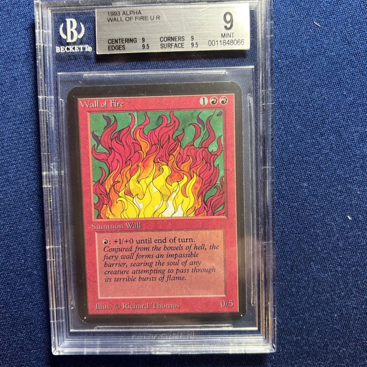 Magic: The Gathering Beckett Grading Services (BGS) Red Limited