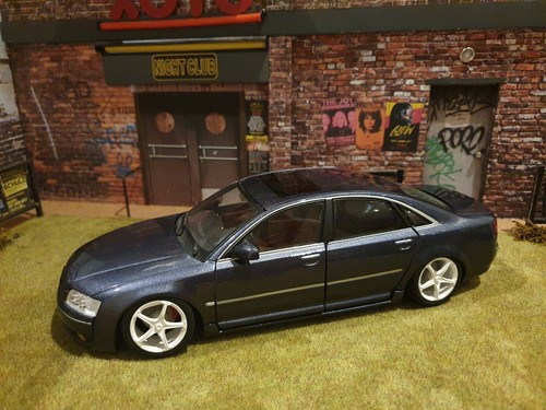 Audi A8 3.2 1/18 motor max tuning modified conversion motormax - Foto 11 di 22