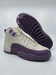 jordan 12 desert sand pro purple
