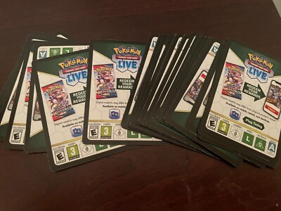 36x OBSIDIAN FLAMES CODE CARD SENT VIA EBAY MSG! Unused! TCG Pokemon