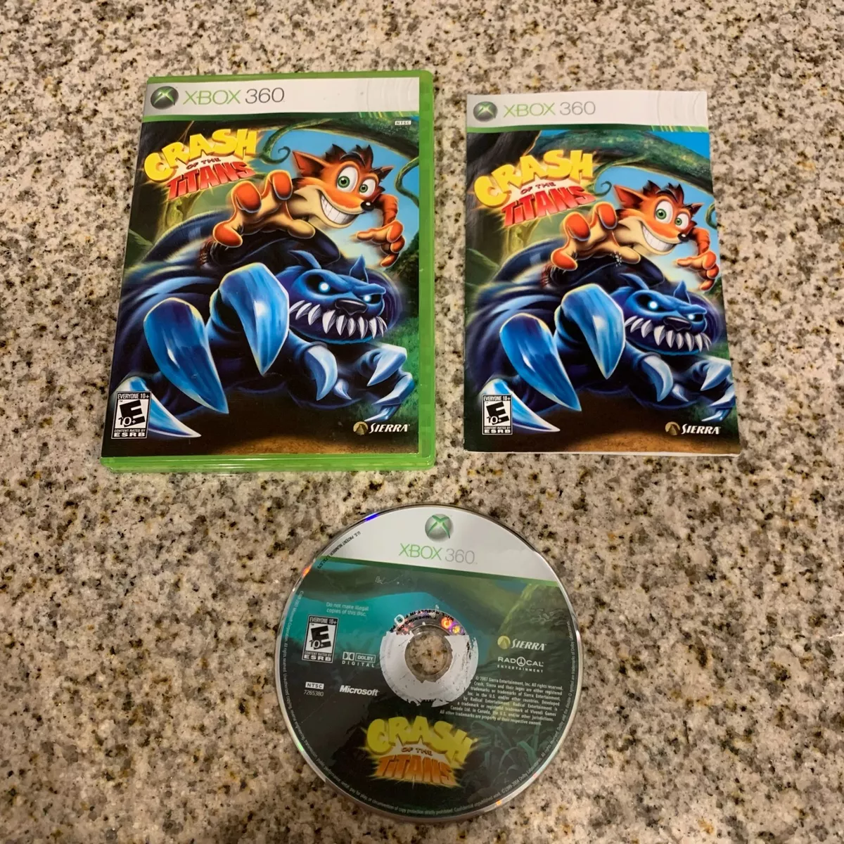 Crash of the Titans - Xbox 360, Xbox 360