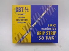(50) IRC Mil Type GBT Carbon Composition Resistors, .5W 4300 Ohm